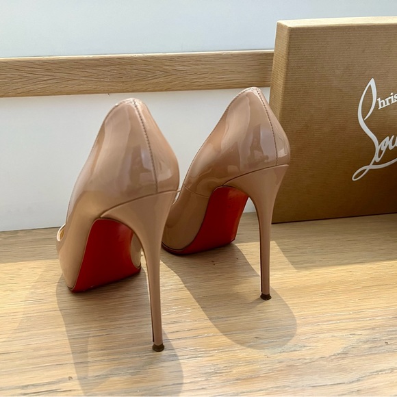 Authentic Louis Vuitton stiletto heels  - New Very Prive style - 120 patent - Picture 4 of 13